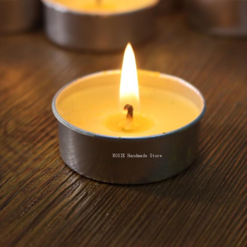 Candle Supplies Storage - Пустая круглая алюминиевая коробка для чайного