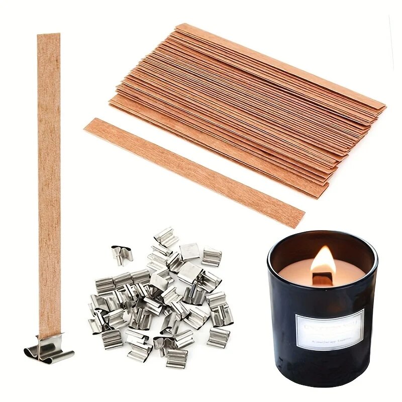 Candle Supplies Beeswax - , 30 шт., высококачественный деревянный фитиль