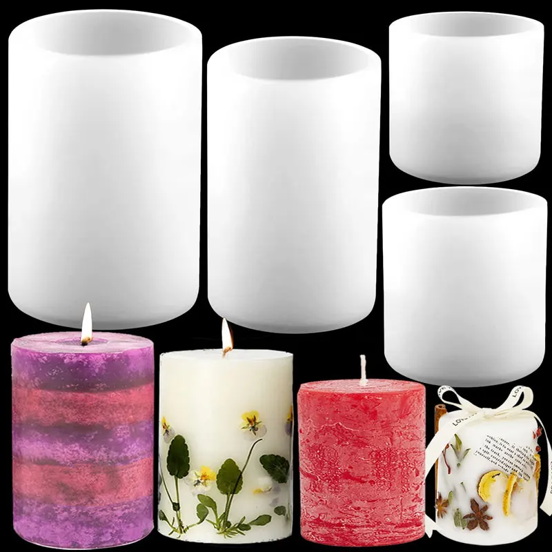 Candle Supplies Storage - Цилиндрические силиконовые формы для свечей, форма
