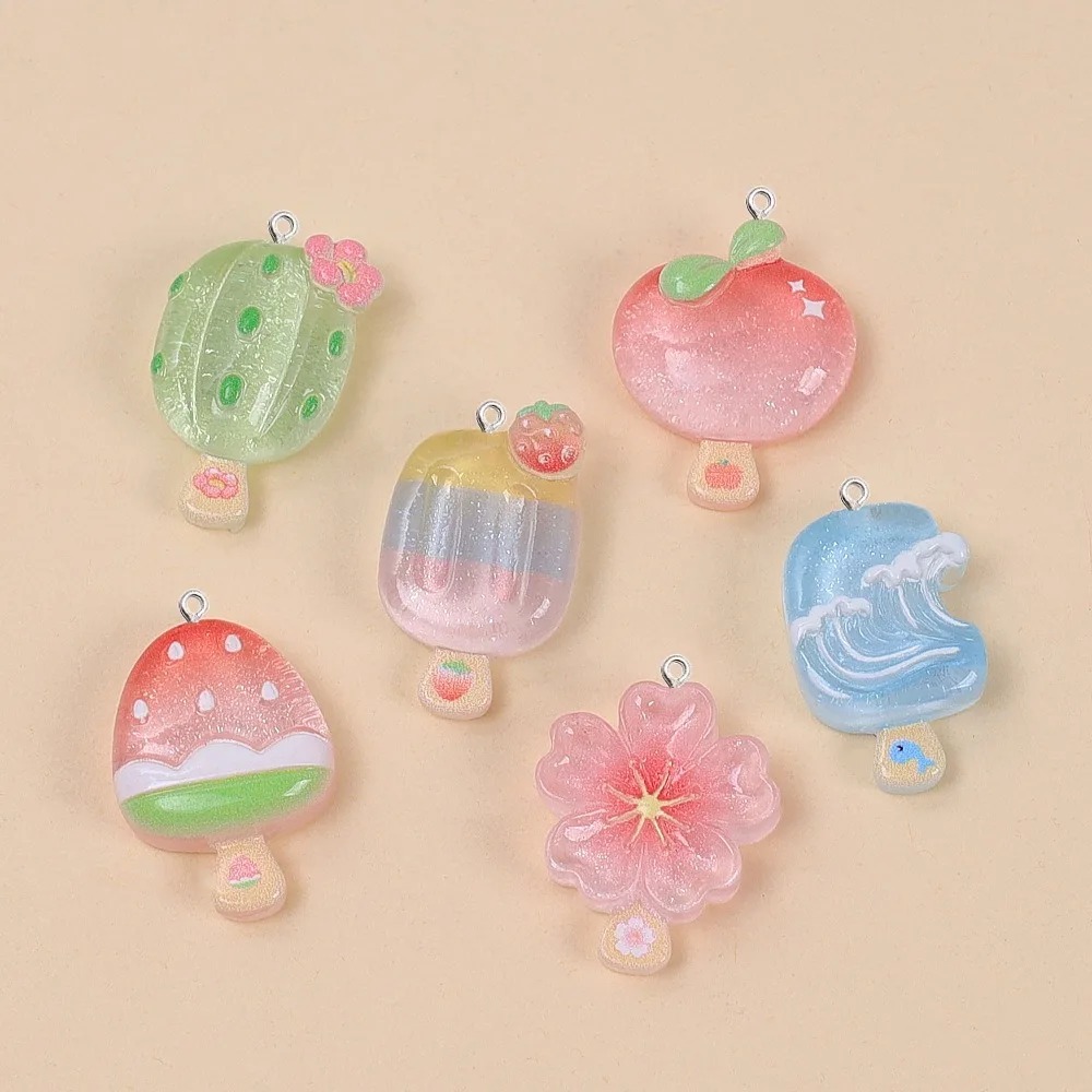 Candle Shop - 10 шт. милых летних подвесок из