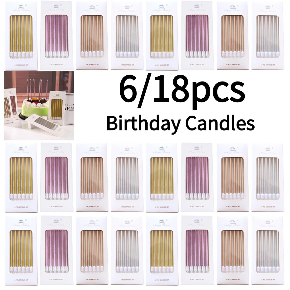 6/18 шт. металлические золотые – обзор и цена Candle Supplies Free Shipping