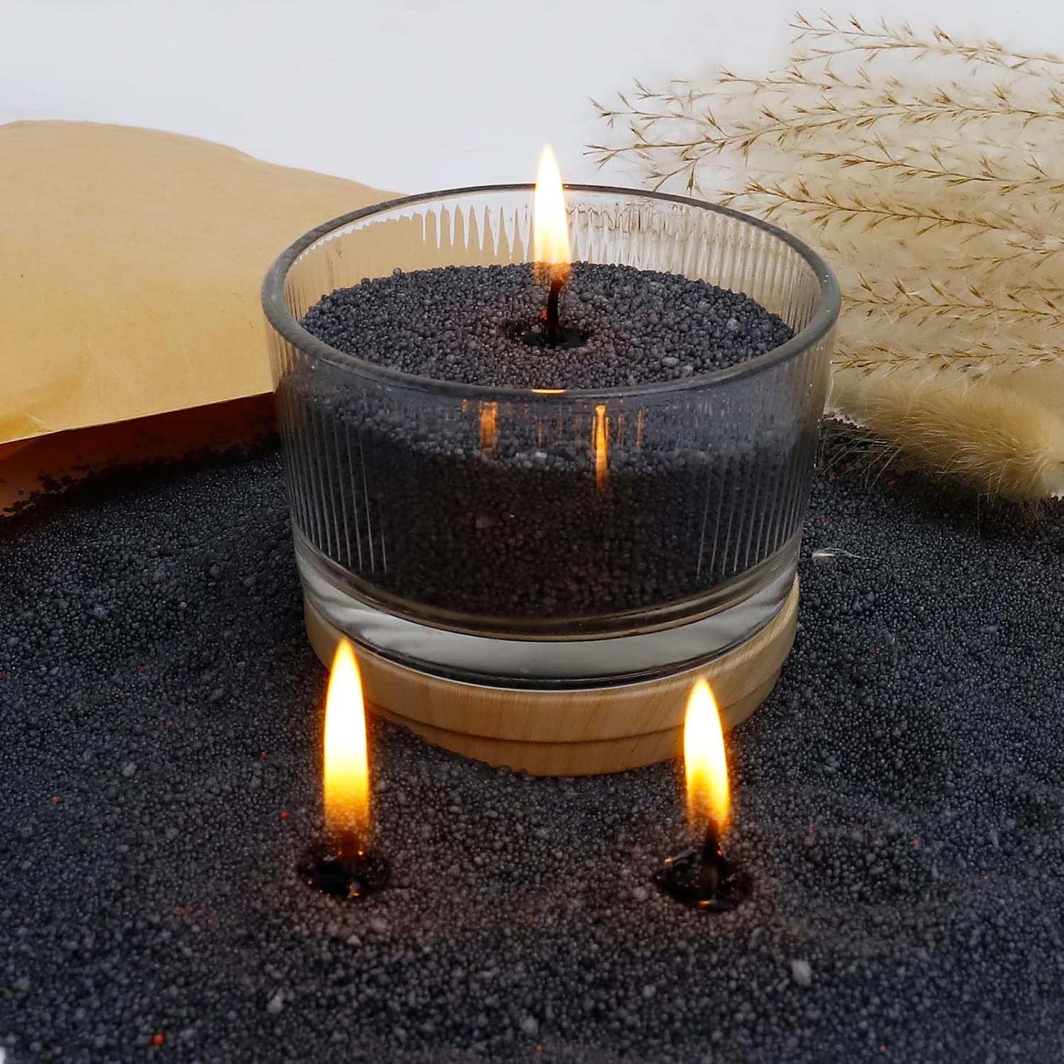 Черный восковой песок для свеч – обзор и цена Candle Supplies Storage